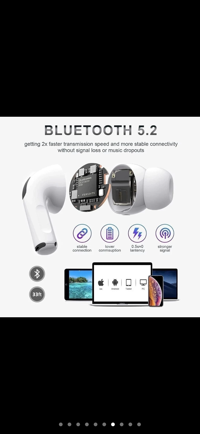 Fone Bluetooth Mini Pro 🎧